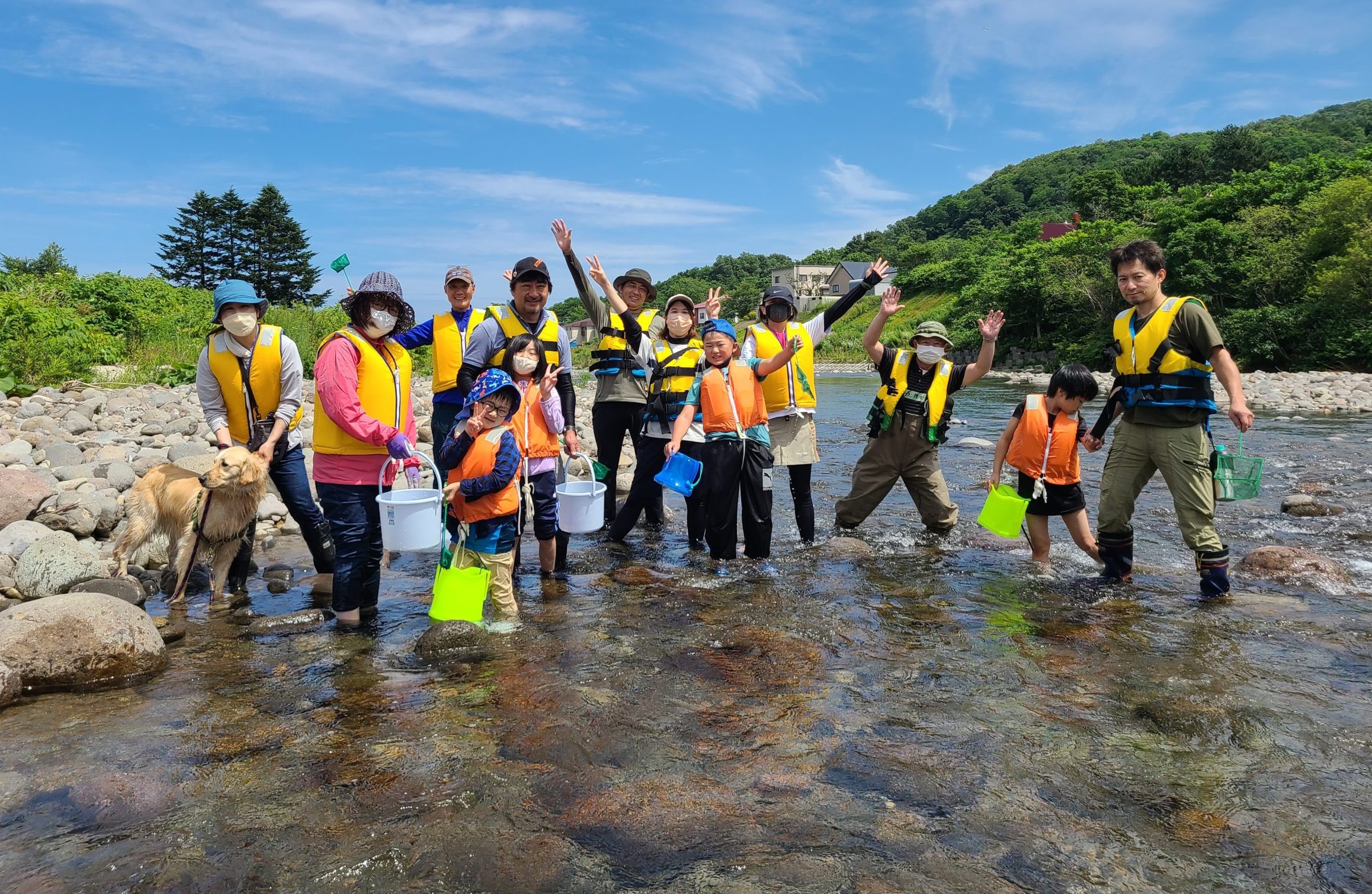 第２回ウニの学校「川遊び自由研究」を開催しました！